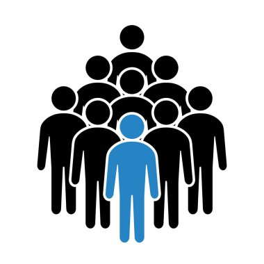 Sembol, insan ikonu. vektör dosyası.