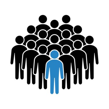 Sembol, insan ikonu. vektör dosyası.