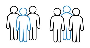 Sembol, insan ikonu. vektör dosyası.