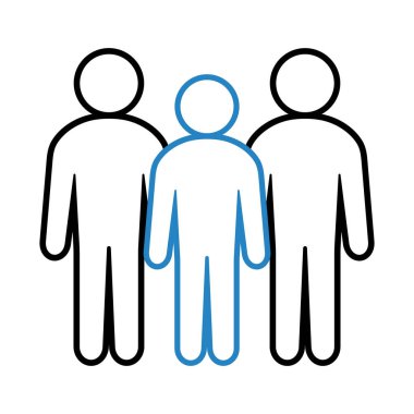 Sembol, insan ikonu. vektör dosyası.