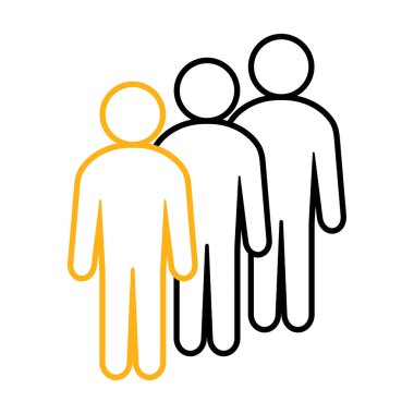 Sembol, insan ikonu. vektör dosyası.