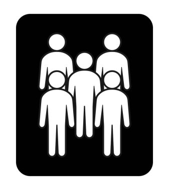 Sembol, insan ikonu. vektör dosyası.