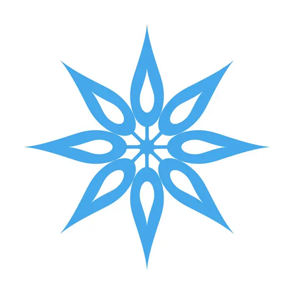 Ikona Symbolu Květiny Vektorová Ilustrace — Stockový vektor
