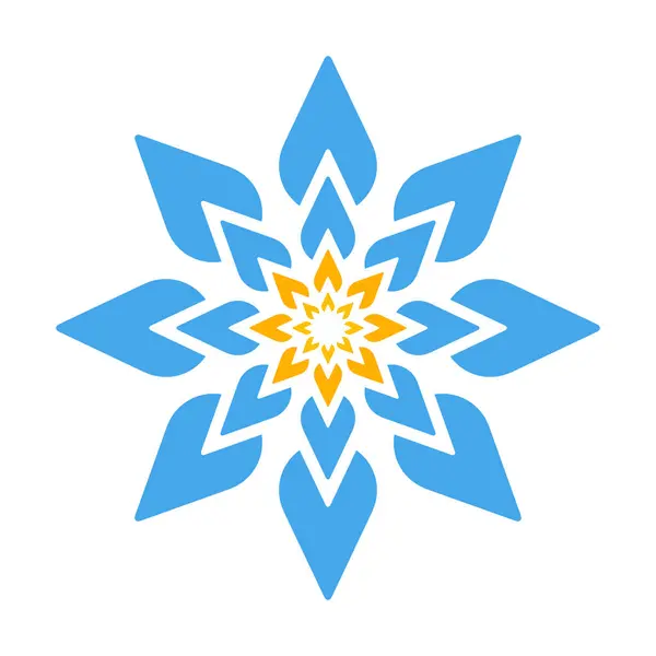 Ikona Symbolu Kwiatu Ilustracja Wektora — Wektor stockowy