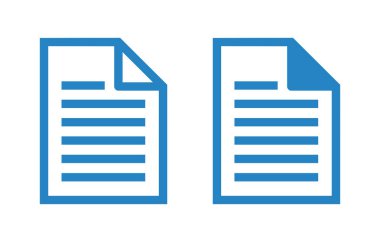 dizüstü simgeler, belge, vektör dosyası