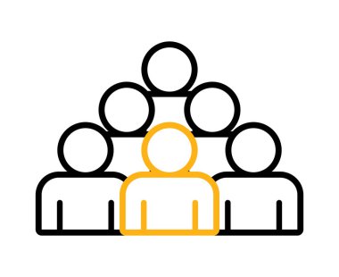 Sembol, insan ikonu. vektör dosyası.