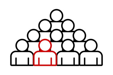 Sembol, insan ikonu. vektör dosyası.