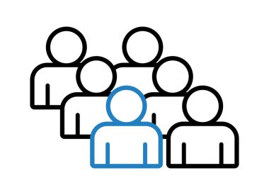 Sembol, insan ikonu. vektör dosyası.