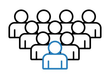 Sembol, insan ikonu. vektör dosyası.