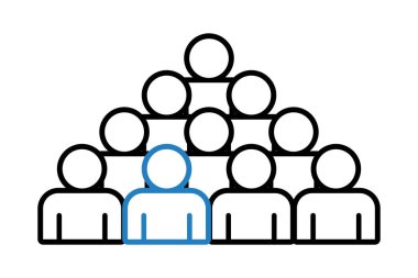 Sembol, insan ikonu. vektör dosyası.