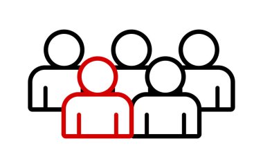 Sembol, insan ikonu. vektör dosyası.