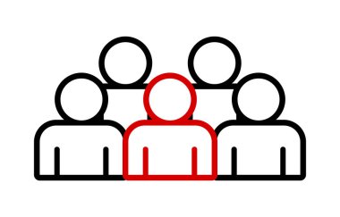 Sembol, insan ikonu. vektör dosyası.