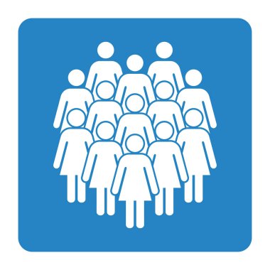 Sembol, kadınların simgesi. Vektör dosyası.