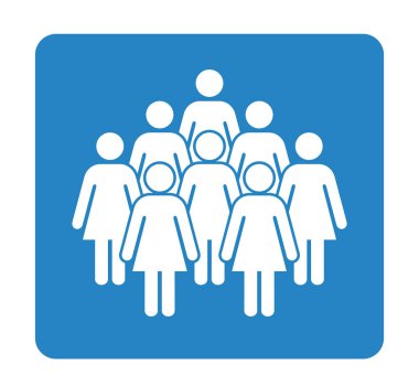 Sembol, kadınların simgesi. Vektör dosyası.