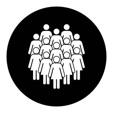 Sembol, kadınların simgesi. Vektör dosyası.