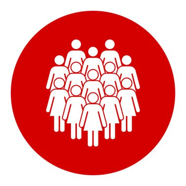 Sembol, kadınların simgesi. Vektör dosyası.