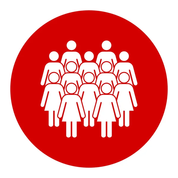 Sembol, kadınların simgesi. Vektör dosyası.