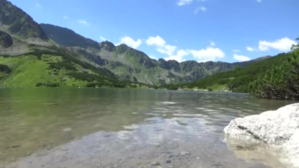 鞑靼山 五个波兰池塘的山谷 — 图库视频影像
