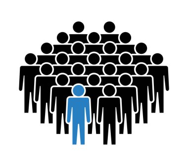 Sembol, insan ikonu. vektör dosyası.