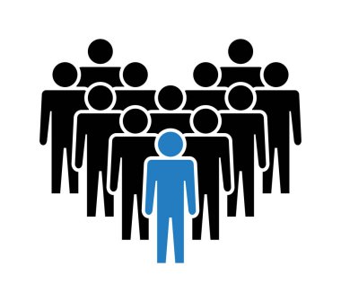 Sembol, insan ikonu. vektör dosyası.