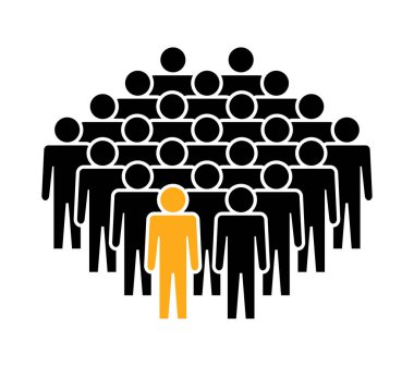 Sembol, insan ikonu. vektör dosyası.