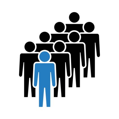 Sembol, insan ikonu. vektör dosyası.