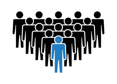 Sembol, insan ikonu. vektör dosyası.