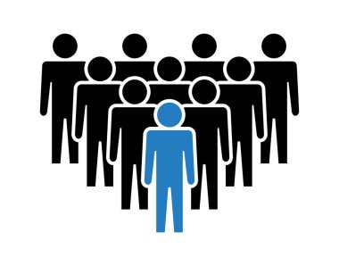 Sembol, insan ikonu. vektör dosyası.