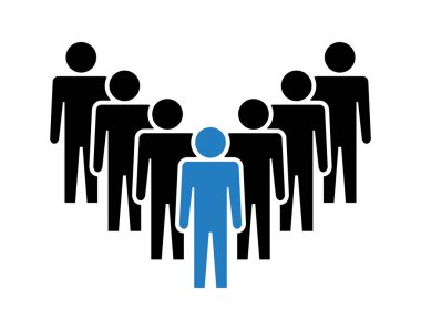 Sembol, insan ikonu. vektör dosyası.