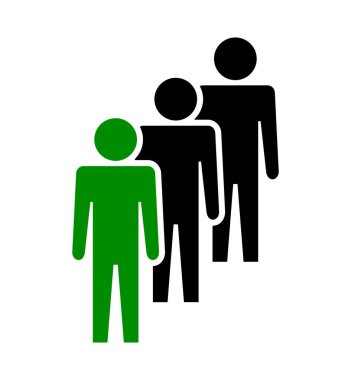 Sembol, insan ikonu. vektör dosyası.