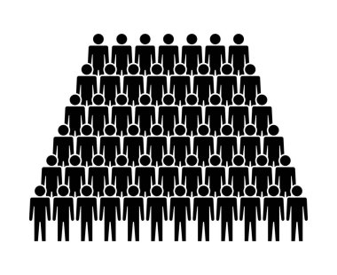 Sembol, insan ikonu. vektör dosyası.