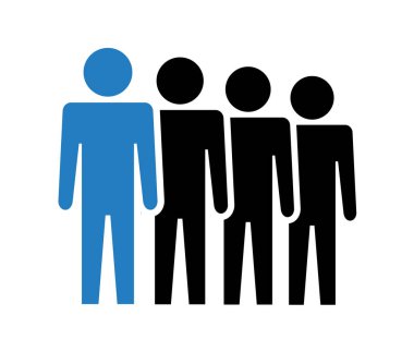 Sembol, insan ikonu. vektör dosyası.