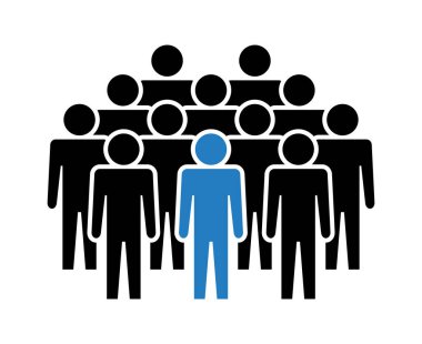 Sembol, insan ikonu. vektör dosyası.