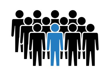 Sembol, insan ikonu. vektör dosyası.