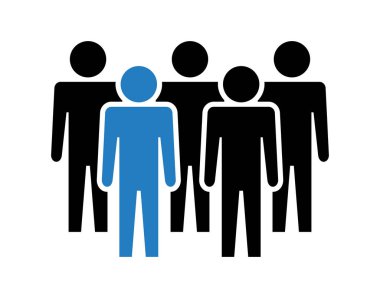 Sembol, insan ikonu. vektör dosyası.