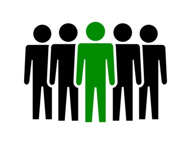 Sembol, insan ikonu. vektör dosyası.