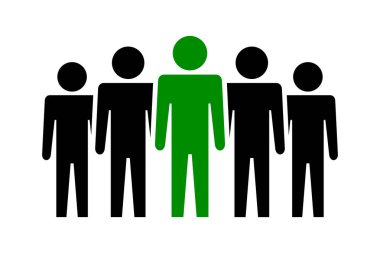 Sembol, insan ikonu. vektör dosyası.