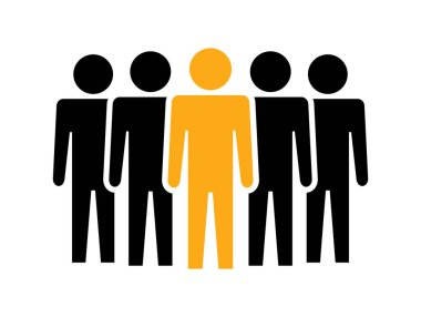 Sembol, insan ikonu. vektör dosyası.