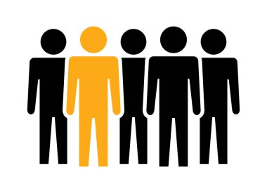 Sembol, insan ikonu. vektör dosyası.