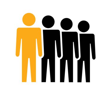 Sembol, insan ikonu. vektör dosyası.