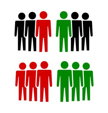 Sembol, insan ikonu. vektör dosyası.