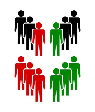 Sembol, insan ikonu. vektör dosyası.