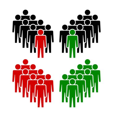 Sembol, insan ikonu. vektör dosyası.