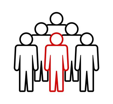 Sembol, insan ikonu. vektör dosyası.