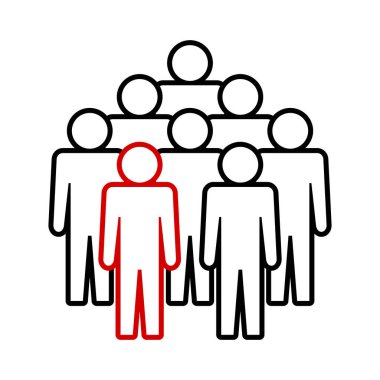 Sembol, insan ikonu. vektör dosyası.