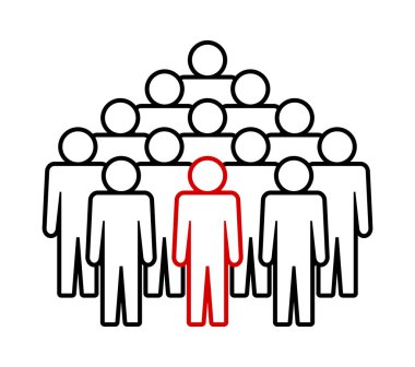 Sembol, insan ikonu. vektör dosyası.