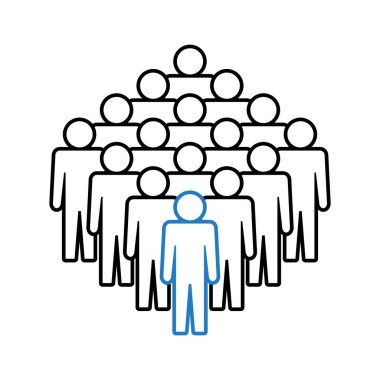 Sembol, insan ikonu. vektör dosyası.