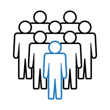 Sembol, insan ikonu. vektör dosyası.