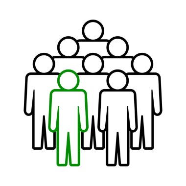 Sembol, insan ikonu. vektör dosyası.