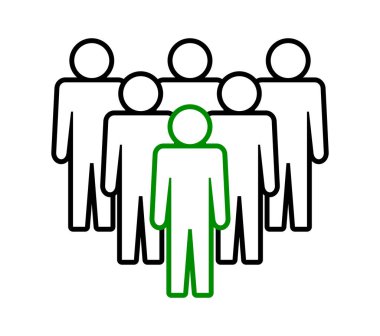 Sembol, insan ikonu. vektör dosyası.